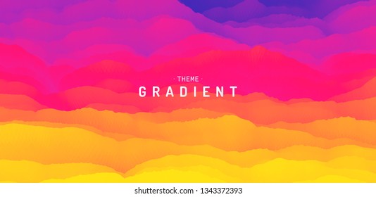 Abstract background with dynamic effect. Motion vector Illustration.
Trendy gradients. Can be used for advertising, marketing, presentation.
