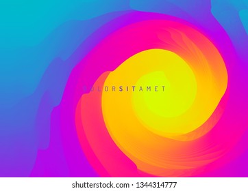 Abstract background with dynamic effect. Motion vector Illustration. Trendy gradients. Rotation and swirling movement. Can be used for advertising, marketing, presentation.
