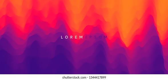 Abstract background with dynamic effect. Motion vector Illustration. Trendy gradients. Can be used for advertising, marketing, presentation.