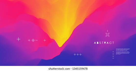 Abstract background with dynamic effect. Motion vector Illustration. Trendy gradients. Can be used for advertising, marketing, presentation.
