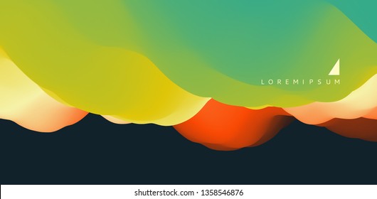 Abstract background with dynamic effect. Motion vector Illustration.
Trendy gradients. Can be used for advertising, marketing, presentation.