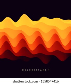 Abstract background with dynamic effect. Motion vector Illustration. Trendy gradients. Can be used for advertising, marketing, presentation.