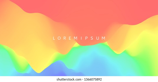 Abstract background with dynamic effect. Motion vector Illustration. Trendy gradients. Can be used for advertising, marketing, presentation.