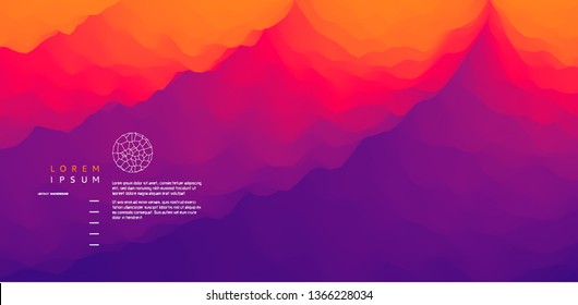 Abstract background with dynamic effect. Motion vector Illustration. 