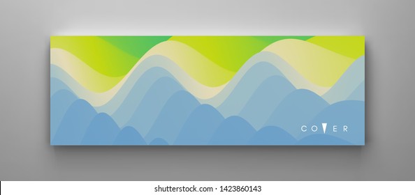 Abstract background with dynamic effect. Motion vector Illustration. Trendy gradients. Can be used for advertising, marketing, presentation.
