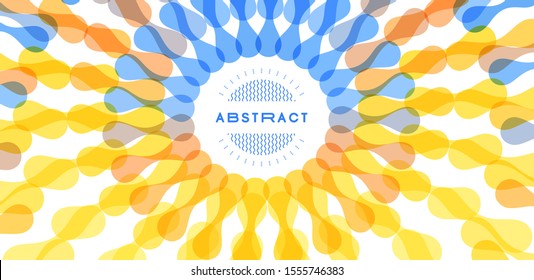 Abstract background with dynamic effect. Motion vector Illustration for business card, banner or presentation. 