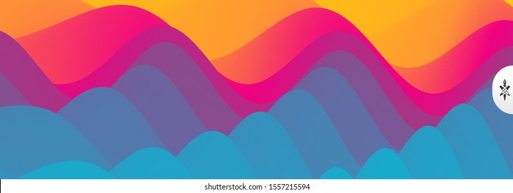 Abstract background with dynamic effect. Motion vector Illustration. Trendy gradients. Can be used for advertising, marketing, presentation.