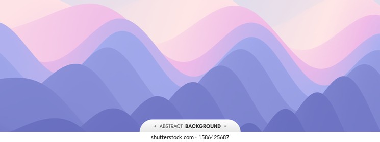 Abstract background with dynamic effect. Motion vector Illustration. Trendy gradients. Can be used for advertising, marketing, presentation.