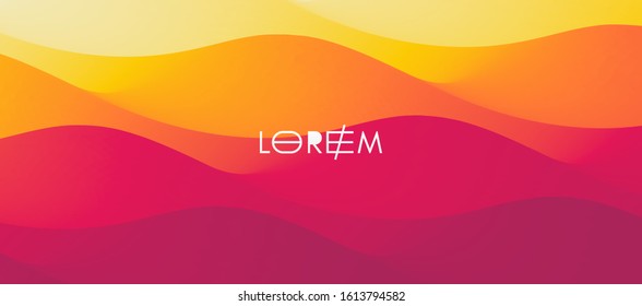 Abstract background with dynamic effect. Motion vector Illustration.
Trendy gradients. Can be used for advertising, marketing, presentation.