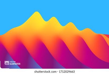 Abstract background with dynamic effect. Motion vector Illustration.
Trendy gradients. Can be used for advertising, marketing, presentation.