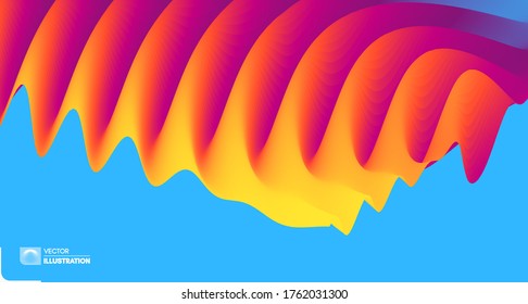 Abstract background with dynamic effect. Motion vector Illustration.
Trendy gradients. Can be used for advertising, marketing, presentation.