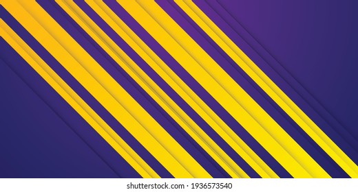 Abstract background with dynamic effect. Motion vector Illustration. Trendy yellow and dark purple gradients. Can be used for advertising, marketing, presentation