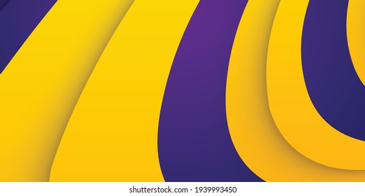 Abstract background with dynamic effect. Motion vector Illustration. Trendy yellow and dark purple gradients. Can be used for advertising, marketing, presentation