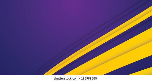 Abstract background with dynamic effect. Motion vector Illustration. Trendy yellow and dark purple gradients. Can be used for advertising, marketing, presentation
