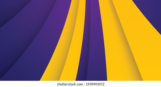 Abstract background with dynamic effect. Motion vector Illustration. Trendy yellow and dark purple gradients. Can be used for advertising, marketing, presentation