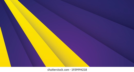 Abstract background with dynamic effect. Motion vector Illustration. Trendy yellow and dark purple gradients. Can be used for advertising, marketing, presentation