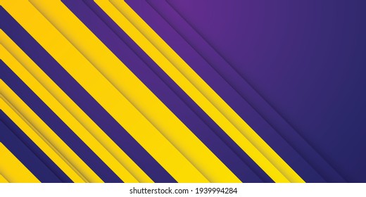 Abstract background with dynamic effect. Motion vector Illustration. Trendy yellow and dark purple gradients. Can be used for advertising, marketing, presentation