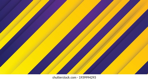 Abstract background with dynamic effect. Motion vector Illustration. Trendy yellow and dark purple gradients. Can be used for advertising, marketing, presentation