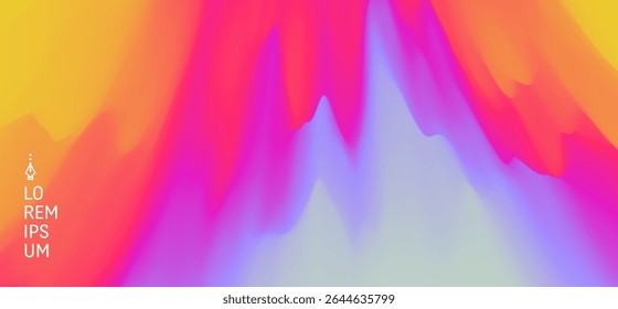 Abstract background with dynamic effect. Motion vector Illustration.
Trendy gradients.  Cover design template. Vector for brochure, poster, presentation, flyer or banner.