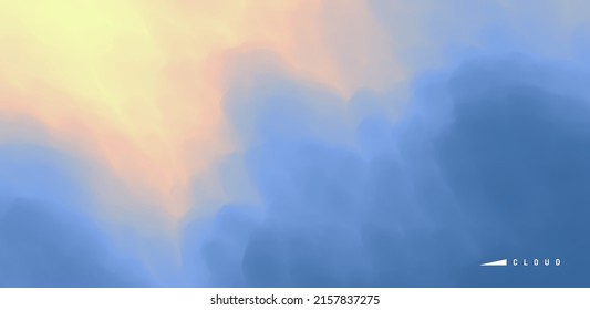 Abstract background with dynamic effect. Nature background. 3d vector illustration. Design for banner, flyer, poster, cover or brochure.