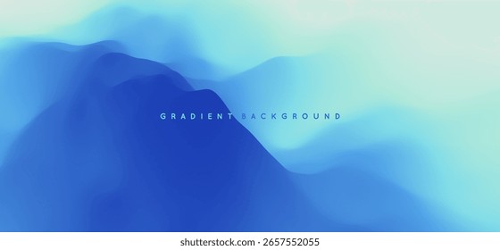 Abstract background with dynamic effect. Nature background. 3d vector illustration. Design for banner, flyer, poster, cover or brochure.