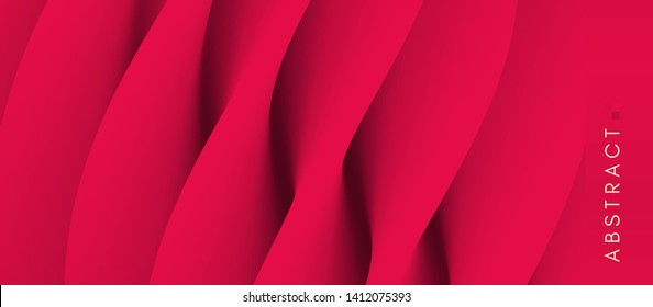 Abstract background with dynamic effect. Optical illusion of distortion of space. Modern pattern. 3d vector illustration for design. 