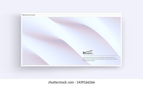 Abstract background with dynamic effect. Optical illusion of distortion of space. Modern pattern. 3d vector illustration for design. 