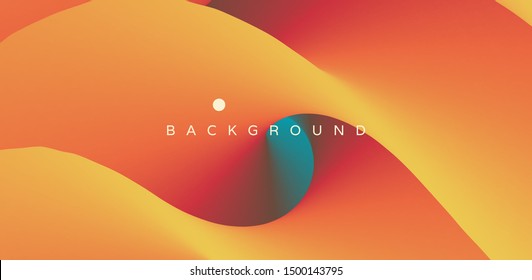 Abstract background with dynamic effect. Optical illusion of distortion of space. Modern pattern. 3d vector illustration for design. 