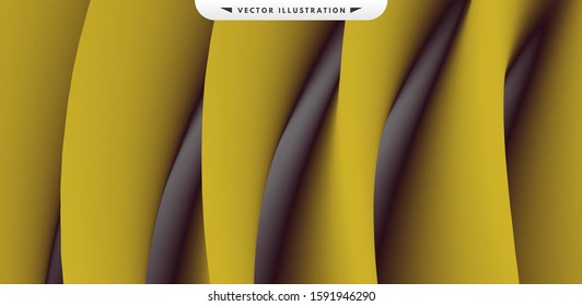 Abstract background with dynamic effect. Optical illusion of distortion of space. Modern pattern. 3d vector illustration for design. 