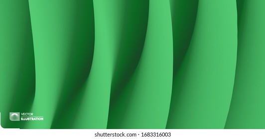 Abstract background with dynamic effect. Optical illusion of distortion of space. Modern pattern. 3d vector illustration for design. 
