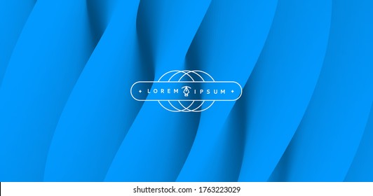 Abstract background with dynamic effect. Optical illusion of distortion of space. Modern pattern. 3d vector illustration for design. 