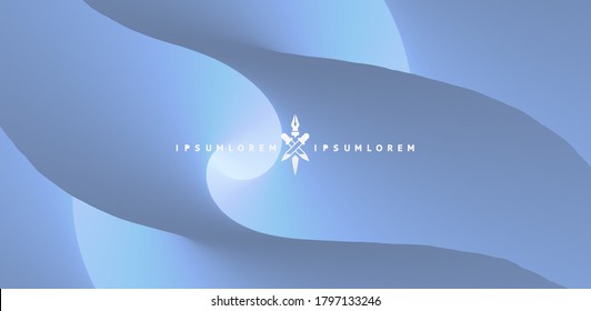 Abstract background with dynamic effect. Optical illusion of distortion of space. Modern pattern. 3d vector illustration for design. 