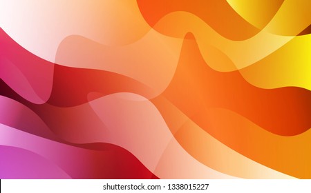Abstract Background With Dynamic Effect. For Template Cell Phone Backgrounds. Vector Illustration with Color Gradient.