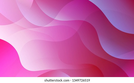 Abstract Background With Dynamic Effect. For Template Cell Phone Backgrounds. Vector Illustration with Color Gradient
