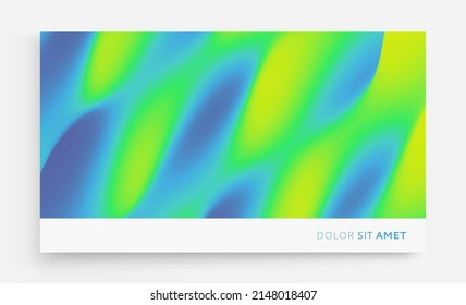 Abstract background with dynamic effect. Trendy gradients. Water surface. 3D vector Illustration for banner, flyer, poster, cover or brochure.