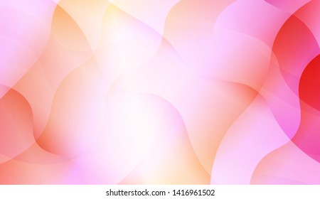 Abstract Background With Dynamic Effect. Vector Illustration with Color Gradient