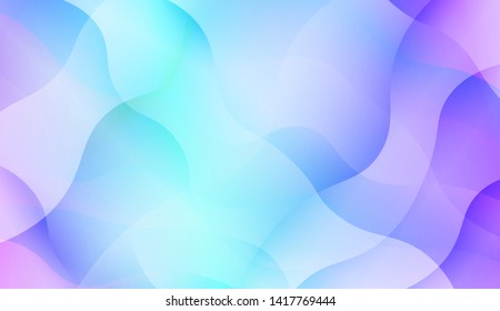 Abstract Background With Dynamic Effect. Vector Illustration with Color Gradient