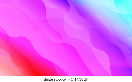 Abstract Background With Dynamic Effect. Vector Illustration with Color Gradient