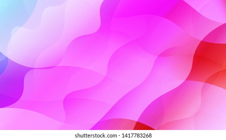 Abstract Background With Dynamic Effect. Vector Illustration with Color Gradient