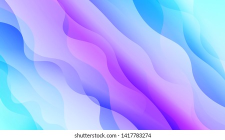 Abstract Background With Dynamic Effect. Vector Illustration with Color Gradient