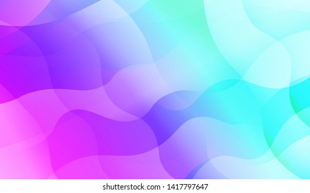 Abstract Background With Dynamic Effect. Vector Illustration with Color Gradient