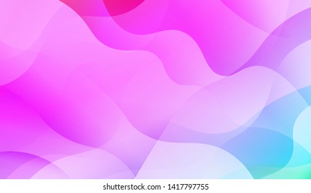 Abstract Background With Dynamic Effect. Vector Illustration with Color Gradient