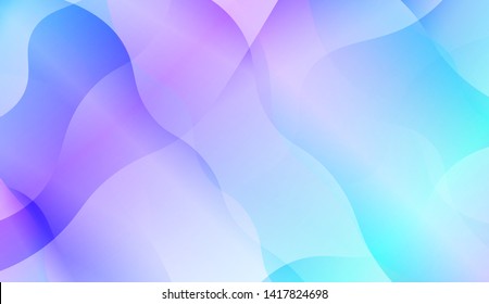 Abstract Background With Dynamic Effect. Vector Illustration with Color Gradient