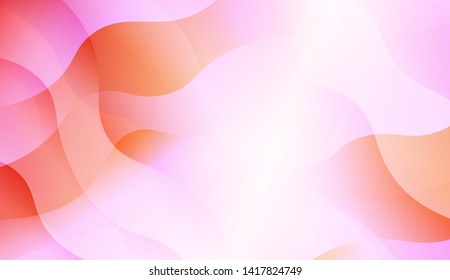 Abstract Background With Dynamic Effect. Vector Illustration with Color Gradient