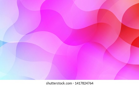 Abstract Background With Dynamic Effect. Vector Illustration with Color Gradient
