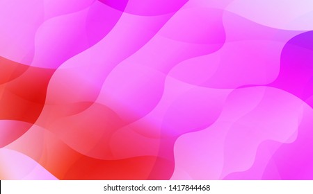 Abstract Background With Dynamic Effect. Vector Illustration with Color Gradient