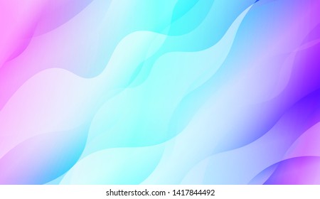 Abstract Background With Dynamic Effect. Vector Illustration with Color Gradient