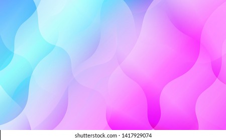 Abstract Background With Dynamic Effect. Vector Illustration with Color Gradient