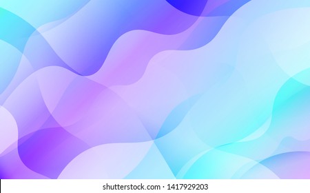 Abstract Background With Dynamic Effect. Vector Illustration with Color Gradient