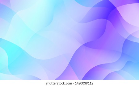 Abstract Background With Dynamic Effect. Vector Illustration with Color Gradient